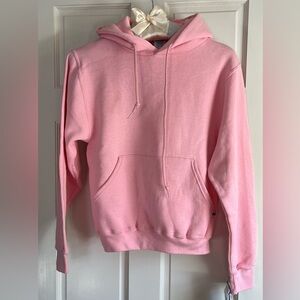 RUSSELL ATHLETIC Vintage pink Hoodie Sweatshirt. Women’s XS w/ kangaroo pocket